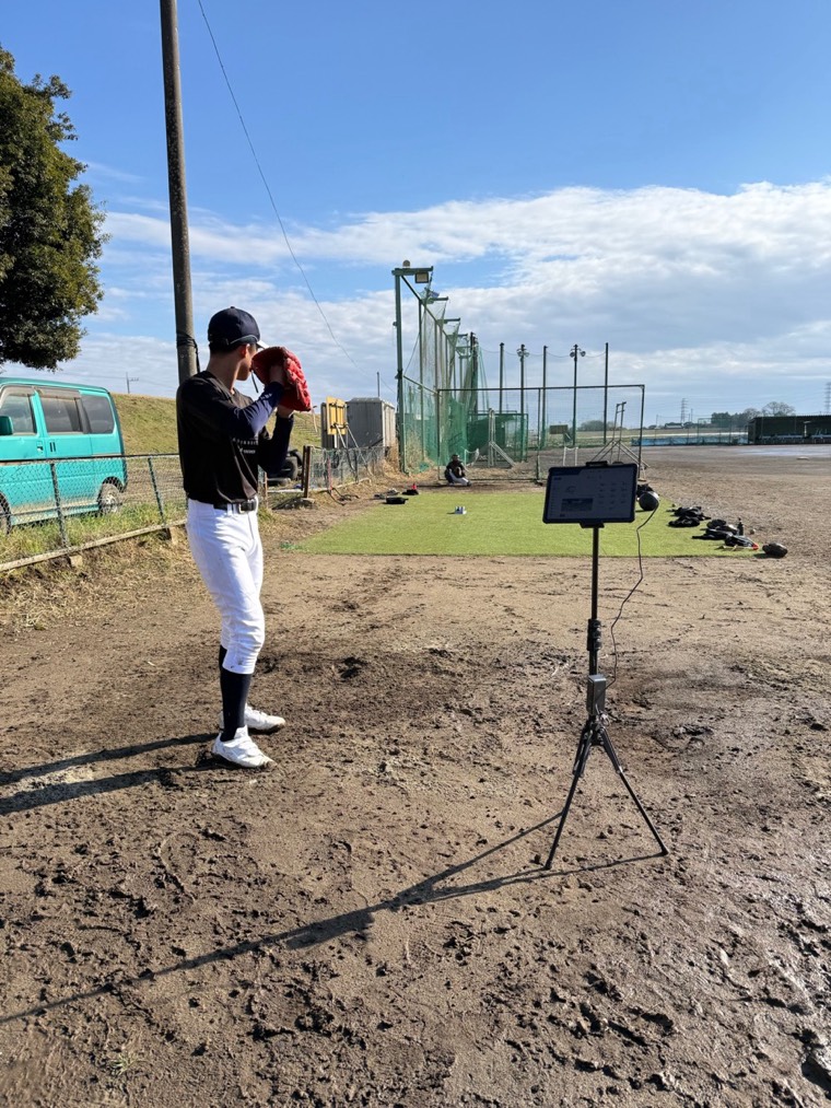 高校野球部でのRapsodo測定